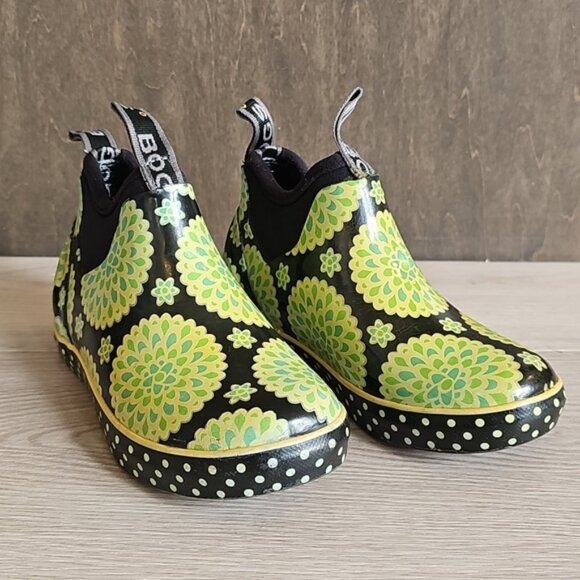 Bogs Mattie Dahlia Ankle Rain Boot Size Youth 11 - Picture 2 of 7